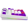LORGAR KBP70TKLW, Teclado de gaming mecânico TKL sem fios Pro, branco, layout EN