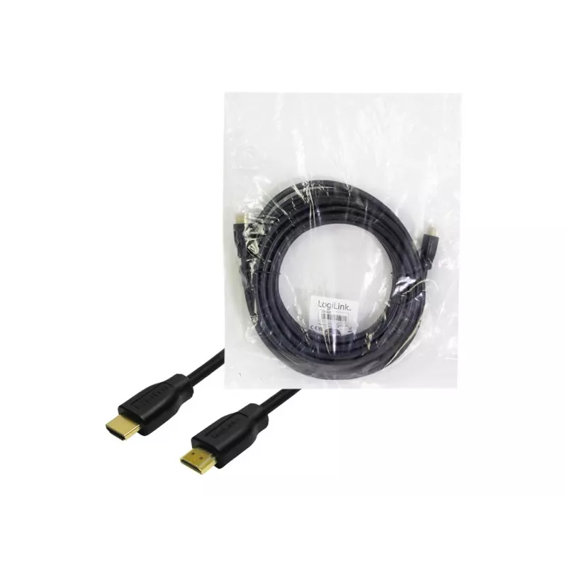 Cabo de ligação HDMI LogiLink ficha HDMI-A, ficha HDMI-A 3,00 m preto CH0038 cabo HDMI 4K UHD