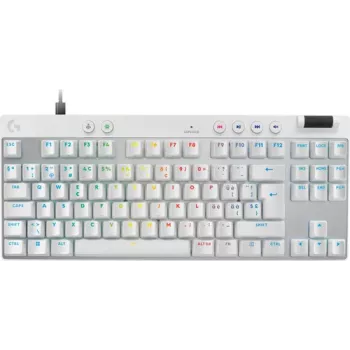 Teclado gaming Logitech G PRO X RAPID - TKL - mecânico - QWERTZ (CH) - branco (920-013286)