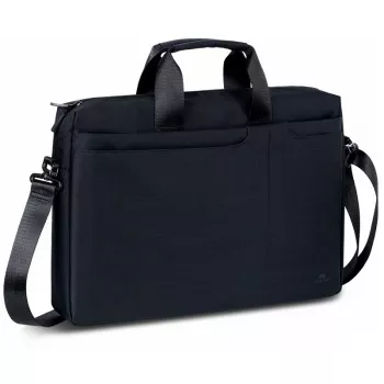 Bolsa de tiracolo Rivacase Biscayne 39,6 cm (15,6 polegadas) Preto