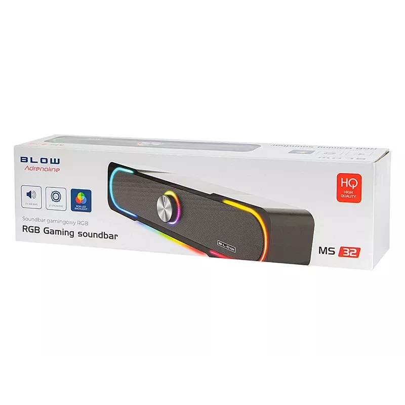 Barra de som MS-32 Colunas de computador 6W