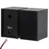 Mini sistema de alta fidelidade estéreo Adler AD 1917 — Bluetooth V5.3, CD/USB/MP3, 2×25 W RMS, sintonizador FM, equalizador de 4 bandas, AUX, preto