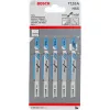Lâmina para serra de vaivém Bosch T 118 A aço rápido HSS 5 unidades