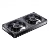 Jonsbo ZA-240 Infinity Mirror ventoinha ARGB PWM com pás invertidas, 240 mm, preto