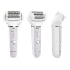 Depiladora Panasonic ES-EY30A – 60 pinças, 3 velocidades, molhado e seco, a pilhas, branco/lilás