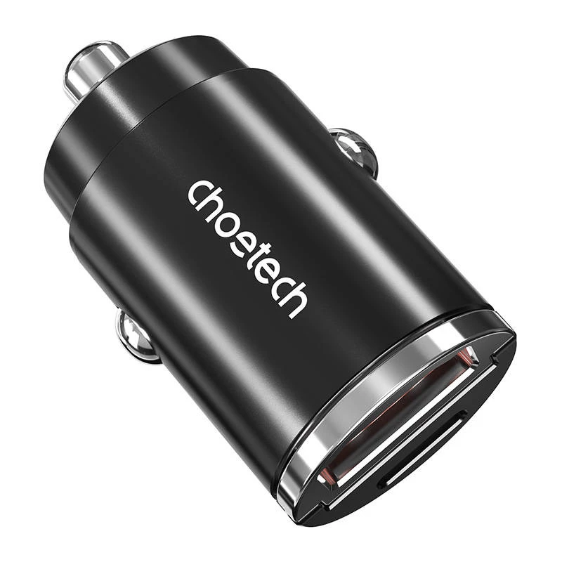 Carregador USB-C/USB-A CHOETECH TC0006 30 W – suporte QC3.0 e PD3.0