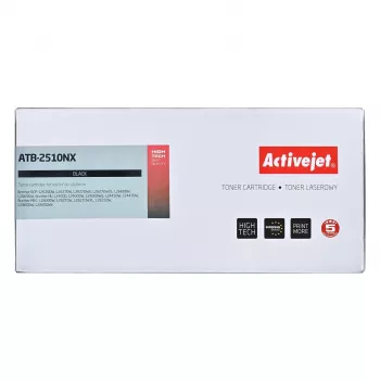 Toner ActiveJet ATB-2510NX preto 3000 páginas para Brother TN2510XL compatível