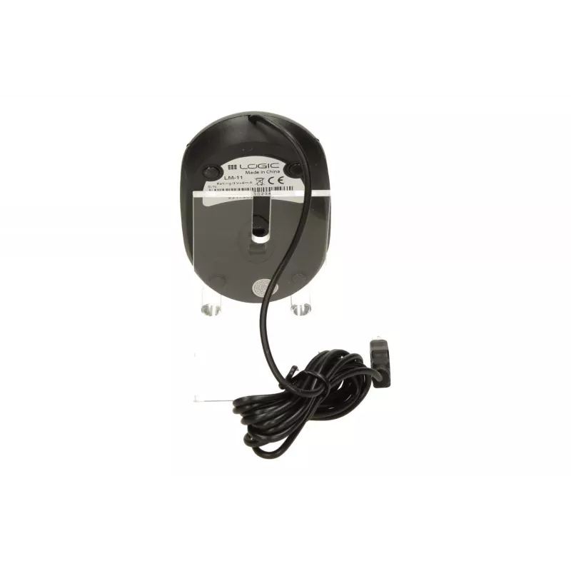Logic Lm-11 - Rato - ótico - com fio - USB - preto