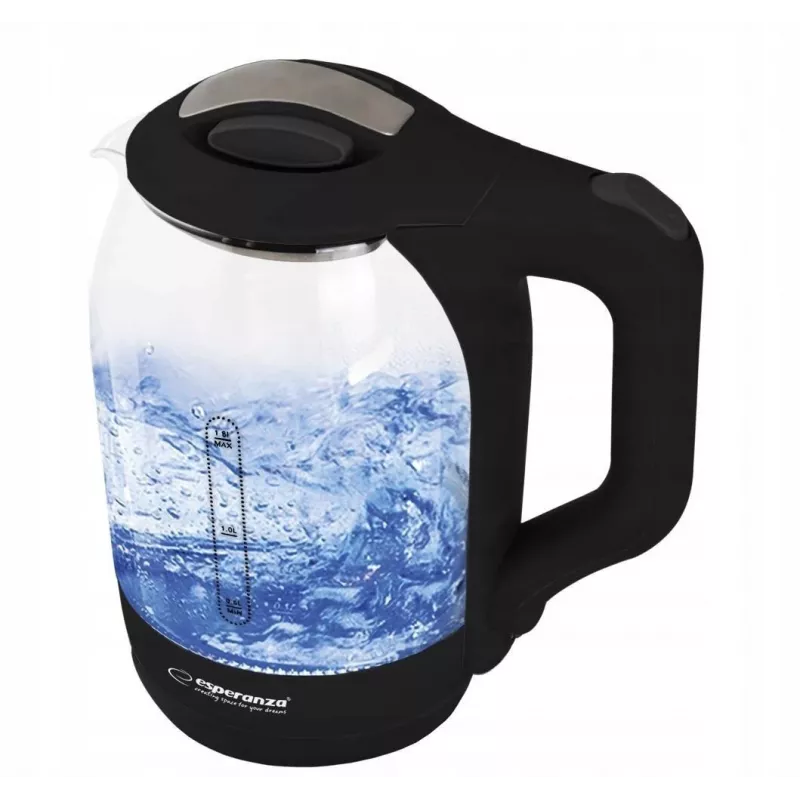 Chaleira Esperanza EKK025K 1,7 L preta, multicolor 1500 W