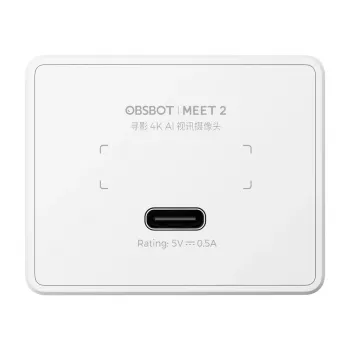 Webcam Obsbot Meet 2 branca — 1080p, 30 fps, ligação USB
