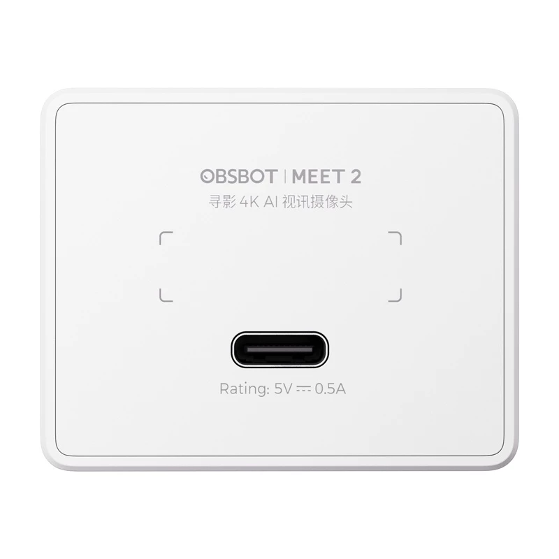 Webcam Obsbot Meet 2 branca — 1080p, 30 fps, ligação USB