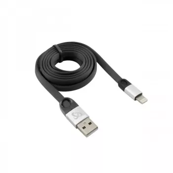 Sbox USB 2.0-8-Pin/2.4A preto/prateado