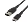 Cabo USB-A para USB-C 3 m preto