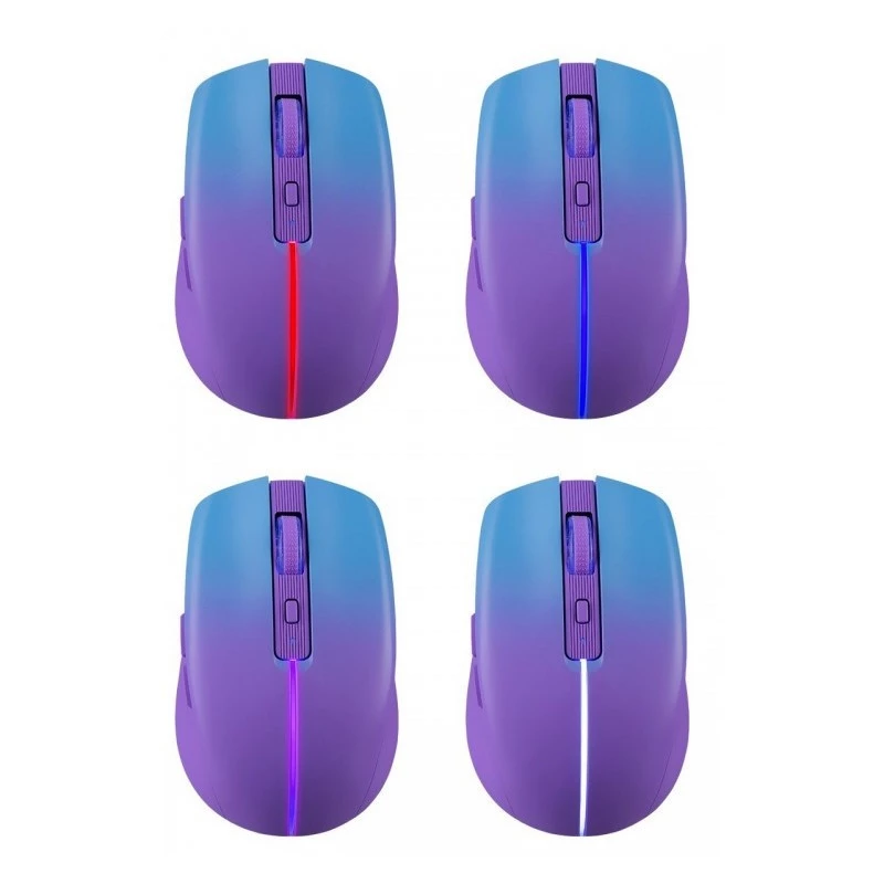 Rato DEFENDER MYSTERY MM-301 RF+BT LILA 1600dpi 6T
