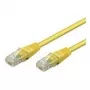 Wentronic Goobay cabo de rede CAT 6, U/UTP, amarelo, 7,5 m - mistura de cobre CCA (68428)