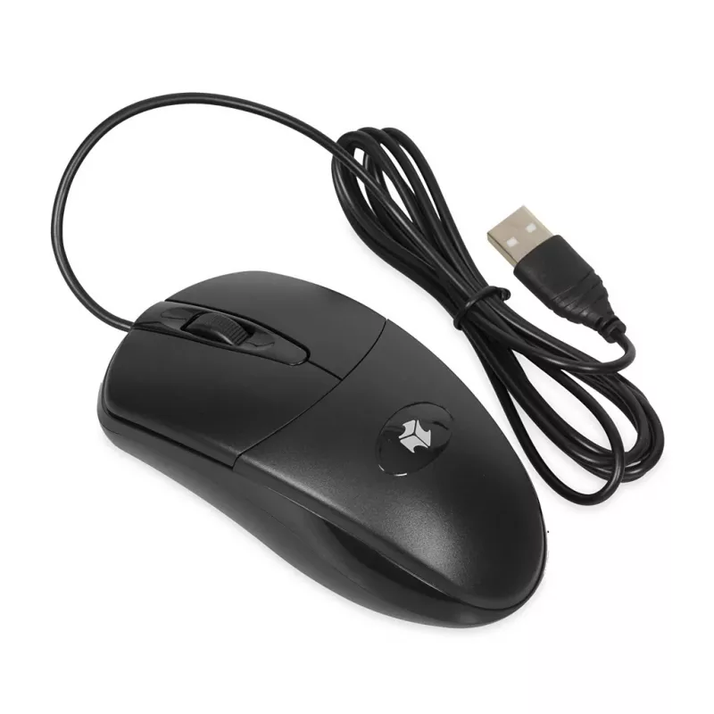 iBOX i007 rato ótico com fio, preto