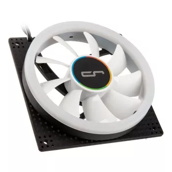 Ventoinha Cryorig Crona X 120 mm, branca — 400–1700 rpm, 60,6 CFM, 2,65 mmH2O