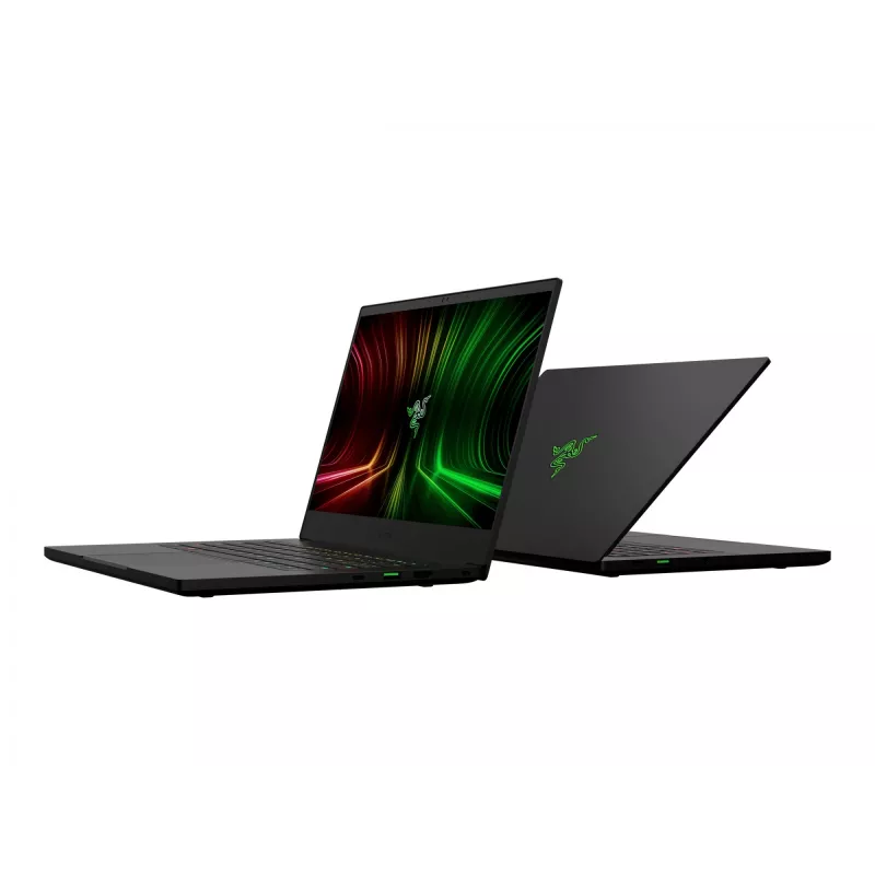 Portátil Razer Blade 14 — 14 inch QHD+ 120 Hz OLED, AMD R9-365, 32 GB RAM, 1 TB SSD, NVIDIA GeForce RTX 5070, teclado retroiluminado inglês, 2 anos de garantia