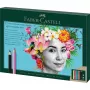 Caneta à base de óleo Faber-Castell Polychromos & Pitt Graphite Matt conjunto 21 unid. multicolor