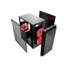 Caixa de PC com design Gaming GEMBIRD CCC-FORNAX-950R 3 ventoinhas de 12 cm vermelhas