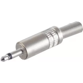 Ficha de cabo ShiverPeaks BS51100-M 3,5 mm aço inoxidável macho