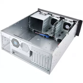 Silverstone RM400 Rack preto, cinzento