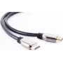 Cabo HDMI ShiverPeaks 10-41155, suporte 10K, fichas metálicas, 1,5 m, preto