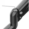Suporte para monitor Maclean MC-860N, com mola a gás, 13-27, 8 kg, Preto