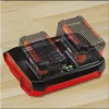 Carregador de bateria Einhell Power-X-Twincharger 3 A para interior preto - vermelho (4512069)