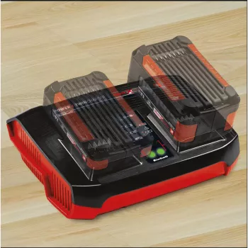 Carregador de bateria Einhell Power-X-Twincharger 3 A para interior preto - vermelho (4512069)
