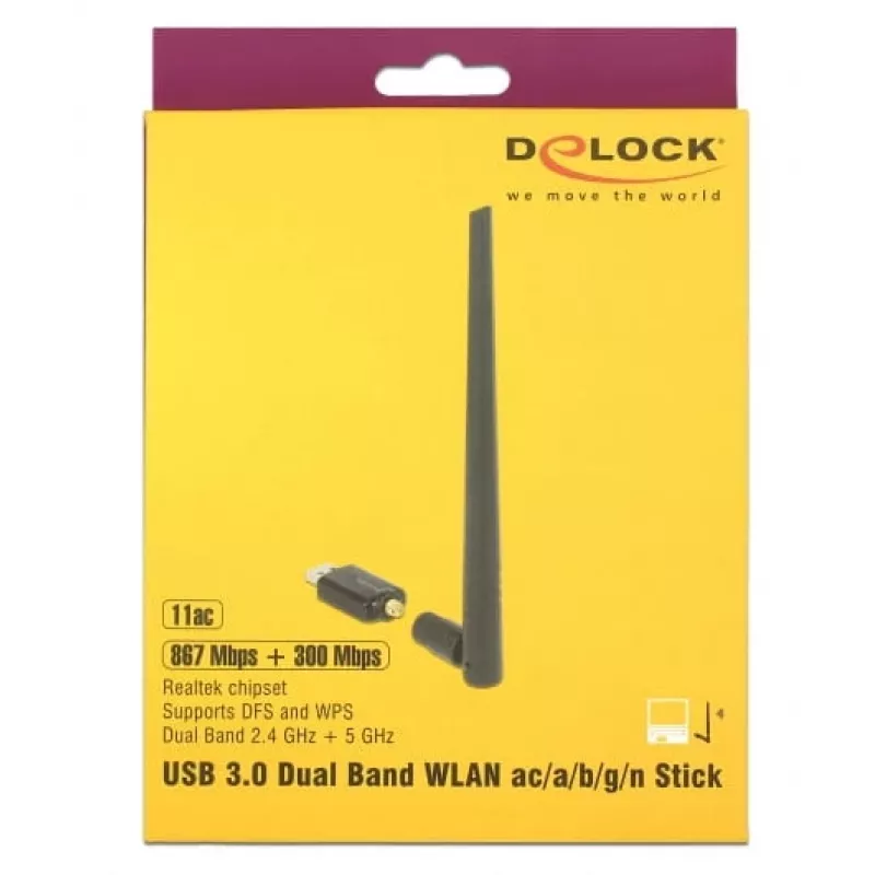 Placa de rede DeLOCK 12535 RF Wireless