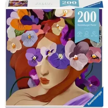 Ravensburger Puzzle Moment Lilás — 200 peças, formato compacto