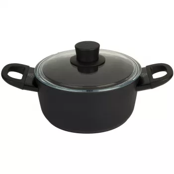 Panela BALLARINI 75002-920-0 redonda preta alumínio 20 cm