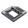 Moldura de montagem SSD / HDD CD / DVD / Blu-ray SATA para SATA III 12,7 mm
