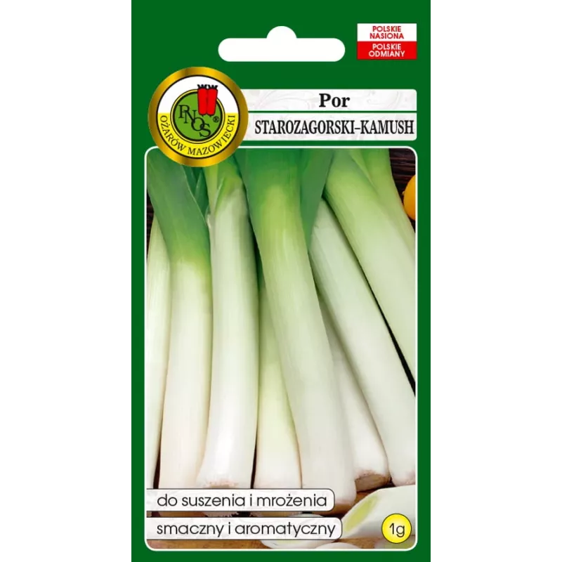 PNOS alho-francês Starozagorski Kamush sementes de hortícolas, 1 g