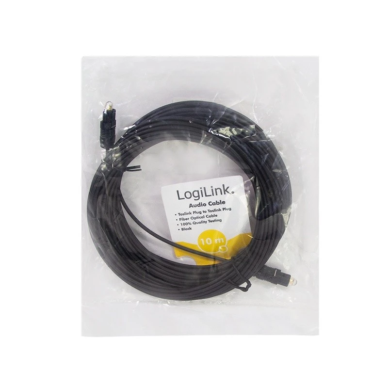 Cabo de áudio LogiLink Toslink 10 m