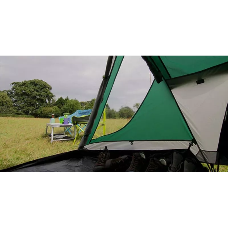 Tenda de cúpula/iglu COLEMAN Kobuk Valley 4 Plus — 4 pessoas, estrutura rígida, verde