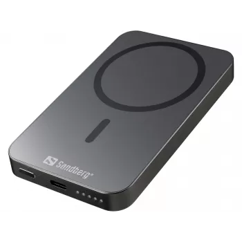 Powerbank portátil Sandberg Mag Wireless Powerbank 5000 ALU, 5000 mAh