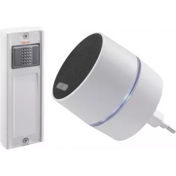 Conjunto de campainha sem fios Grothe 2 botões comando CALIMA 400 (43600)