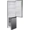 Frigorífico independente BOMANN KG 7357, 315 L total (219 L de refrigeração, 96 L de congelação), aço inoxidável, iluminação LED, 40 dB