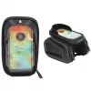 Extralink Bolsa de bicicleta, bolsa de quadro impermeável com capa para telemóvel