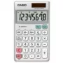 Calculadora simples Casio SL-305ECO de bolso prateada branca