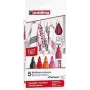 Conjunto de marcadores Edding 4500, ponta redonda, pack de 5, multicolor, Alemanha