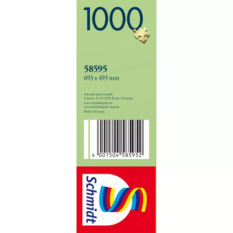 Puzzle 1000 peças, schmidt spiele Silvia Christoph — Yin & Yang na Floresta dos Colibris