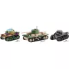 Conjunto de construção COBI Renault R35 Valentine IX Panzer I 595 peças
