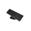 Conjunto de teclado e rato sem fios A4Tech Fstyler FG1012, preto