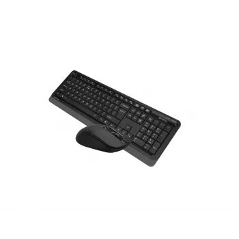 Conjunto de teclado e rato sem fios A4Tech Fstyler FG1012, preto