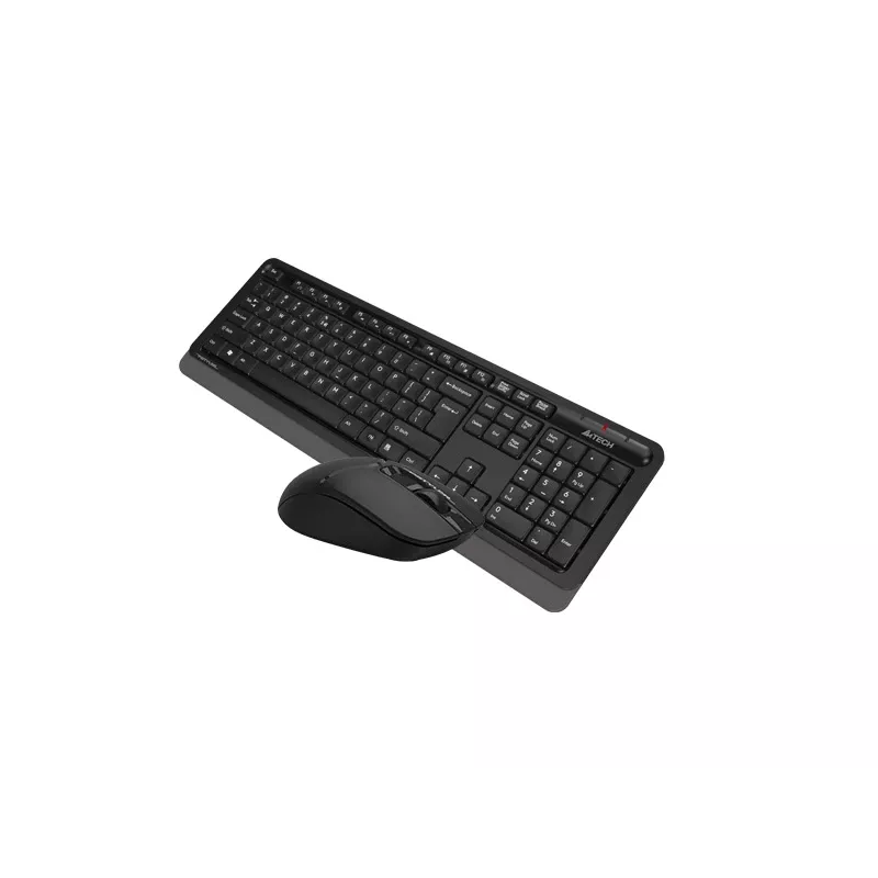 Conjunto de teclado e rato sem fios A4Tech Fstyler FG1012, preto