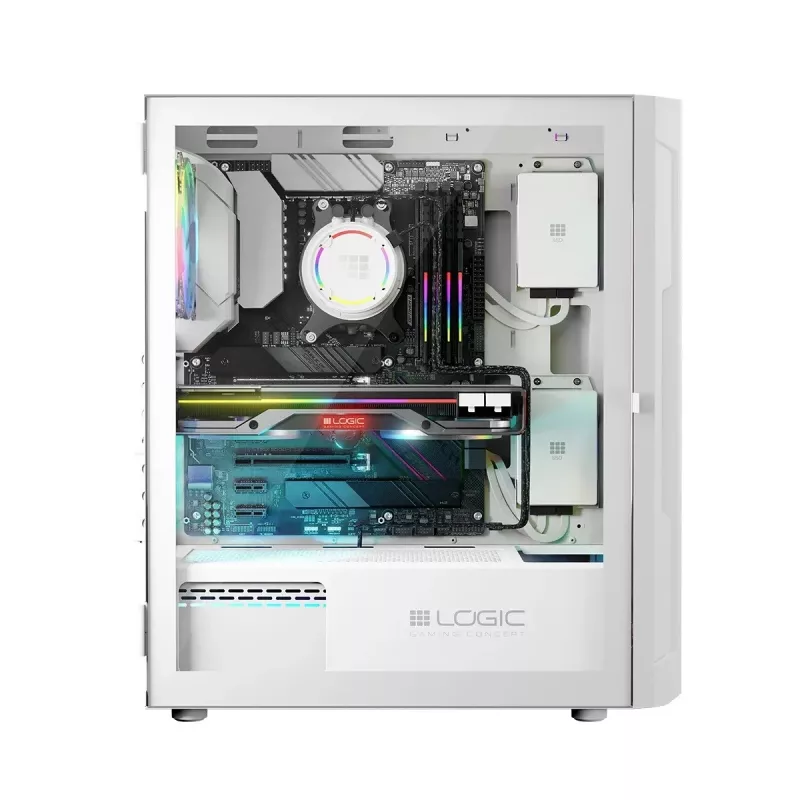 Caixa Logic ARAMIS ARGB MINIDI USB 3.0 branco