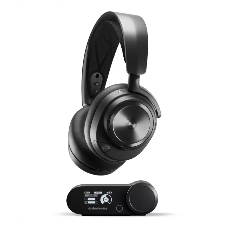 Steelseries Arctis Nova Pro Headset com arco de cabeça Gaming Bluetooth preto